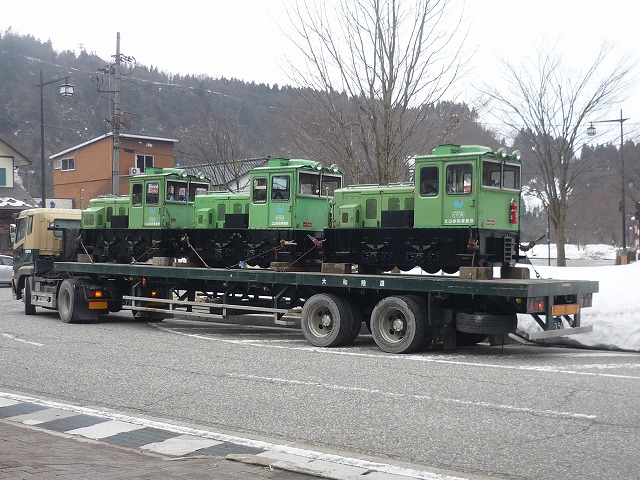 立山砂防カルデラ工事トロッコ